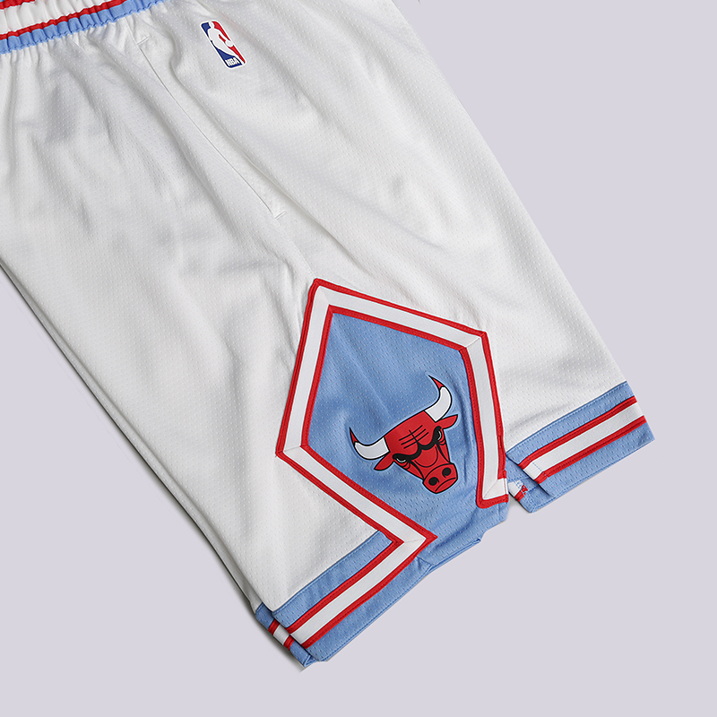 мужские белые шорты Nike Chicago Bulls City Edition Swingman NBA Shorts AJ1252-100 - цена, описание, фото 3